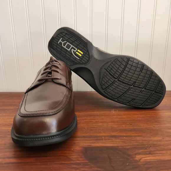 Nunn Bush Men\'s‎ Size 11 Wide Fit Kore Dark Brown Comfort Dress Shoes New main image 11